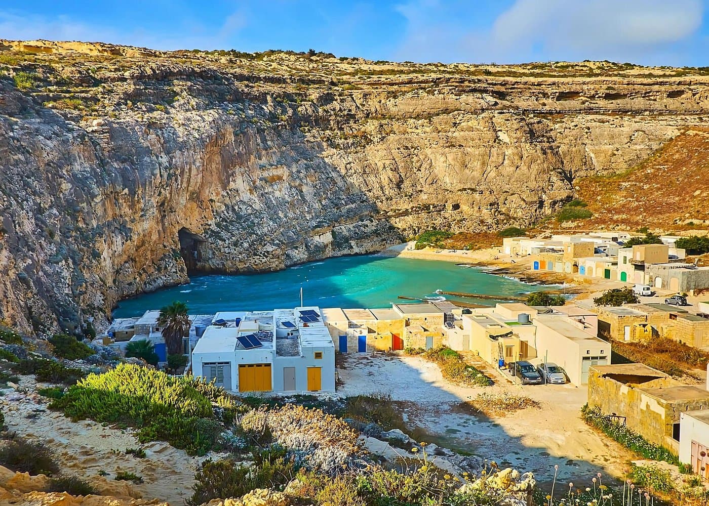Tuk tuk at Mġarr Harbour ready for a Gozo island loop.