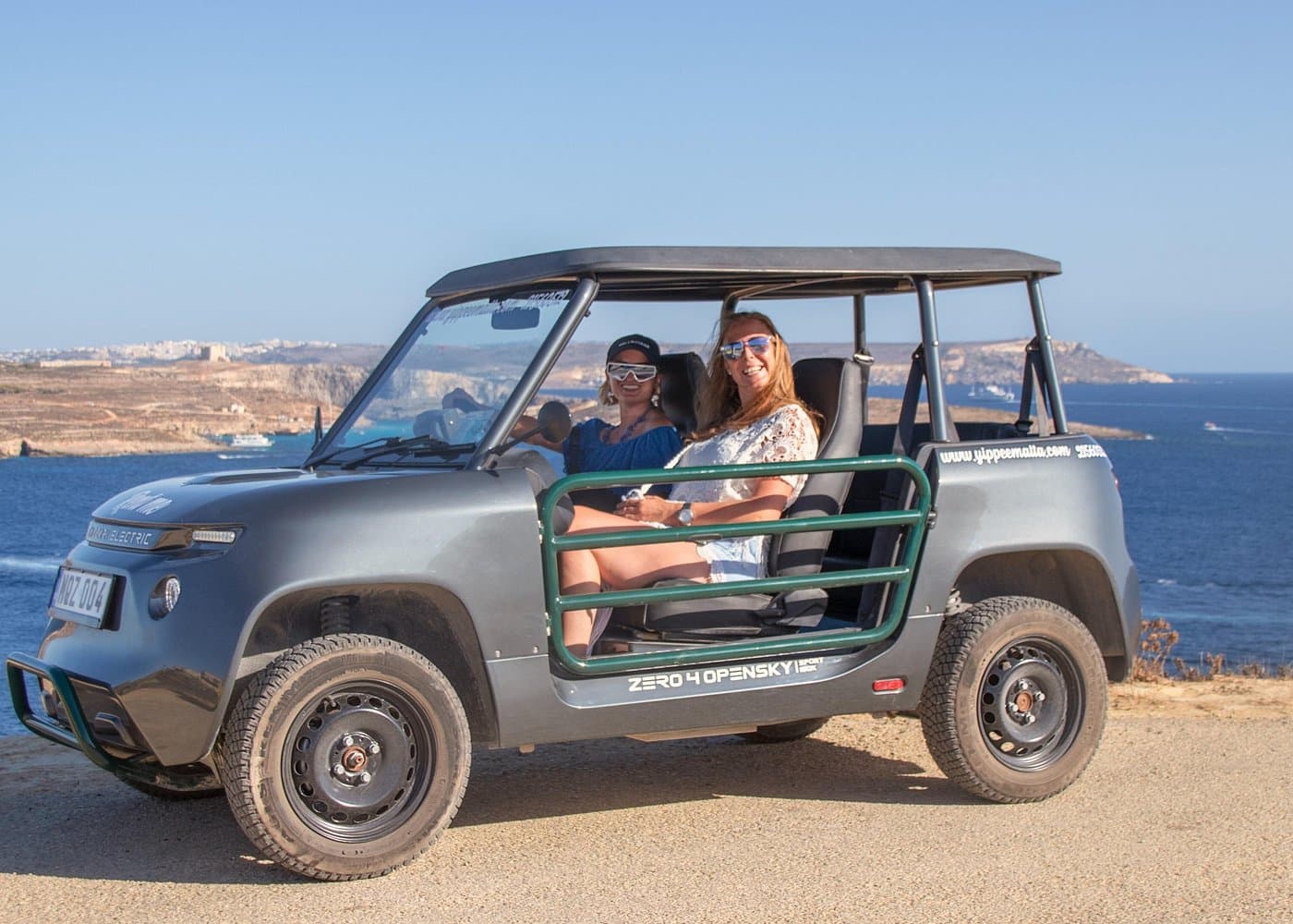 Small-group e-jeep tour along the Gozo coast.